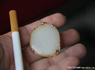 和田玉籽料包金籽20g